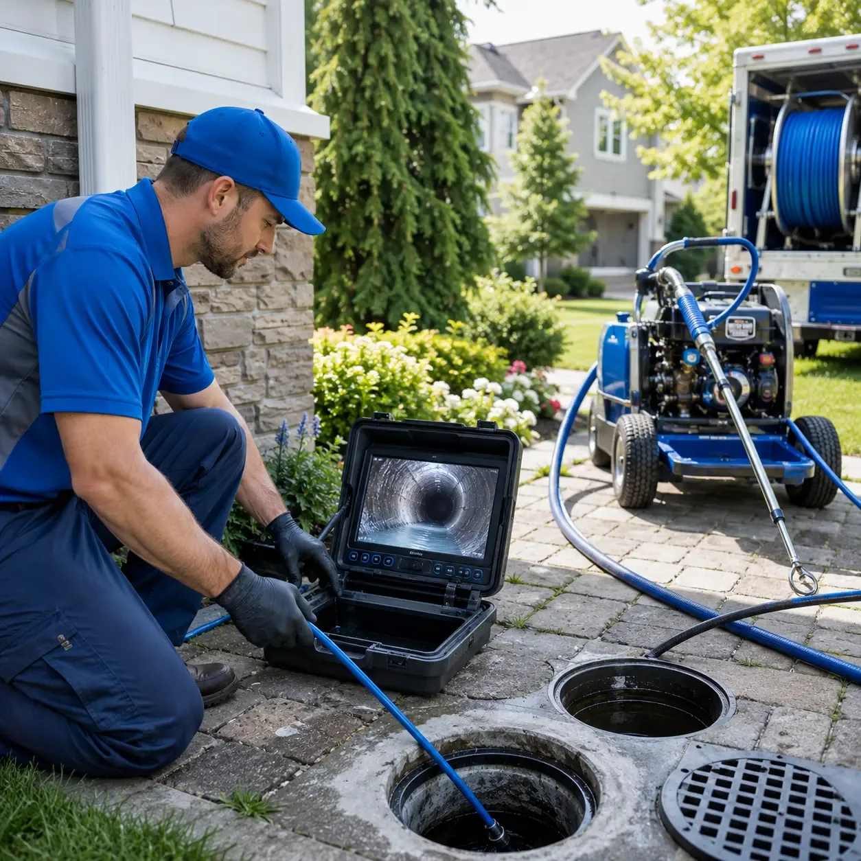 Outdoor drain cleaning professionals serving Baraboo, WI